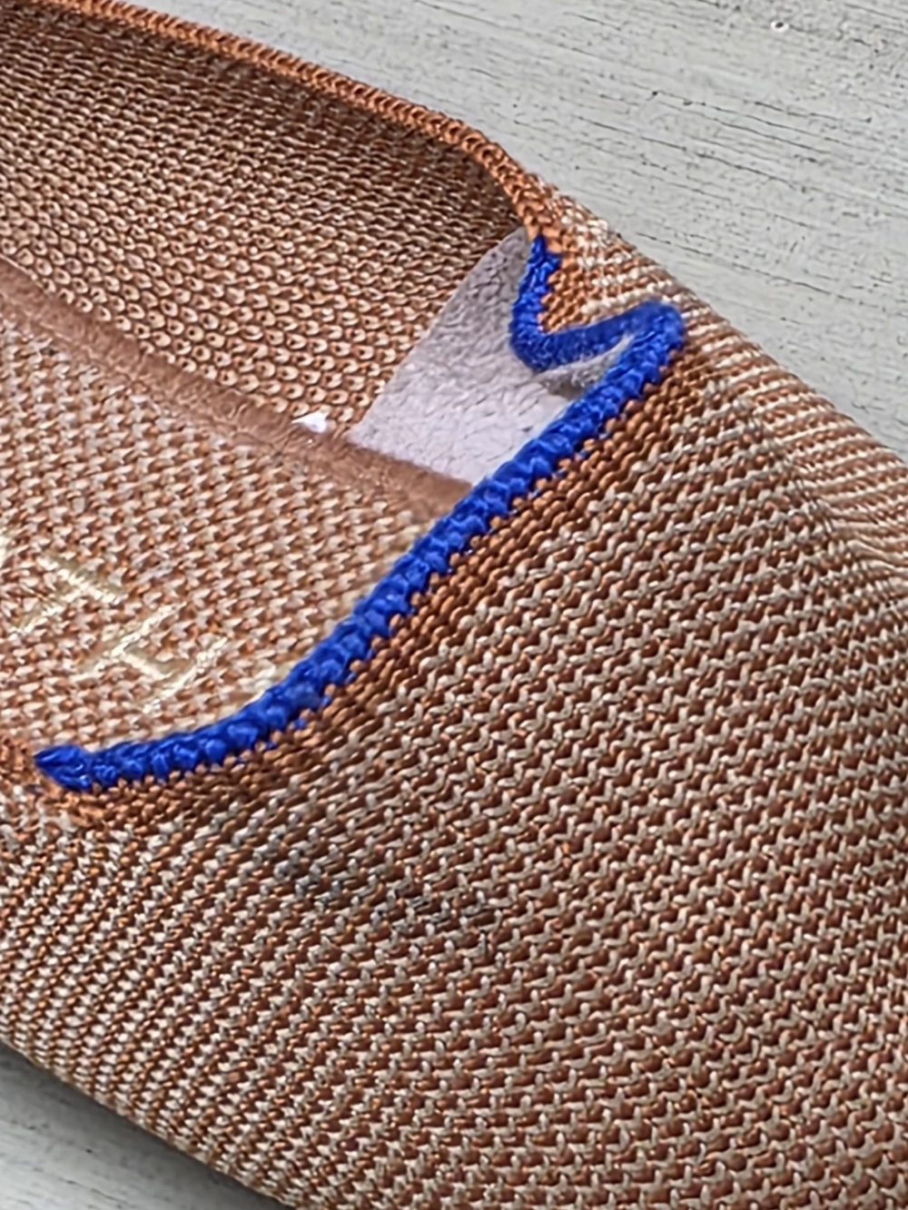 Rothy's The Loafer Camel Tan Knit Slip On Flats Women's Size 8 - Picture 2 of 4